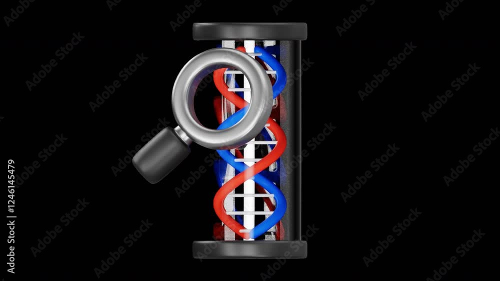 3D Animation DNA Research and Biotechnology Concept – Science and Genetics 3D Animation DNA Research and Biotechnology Concept – Science and Genetics