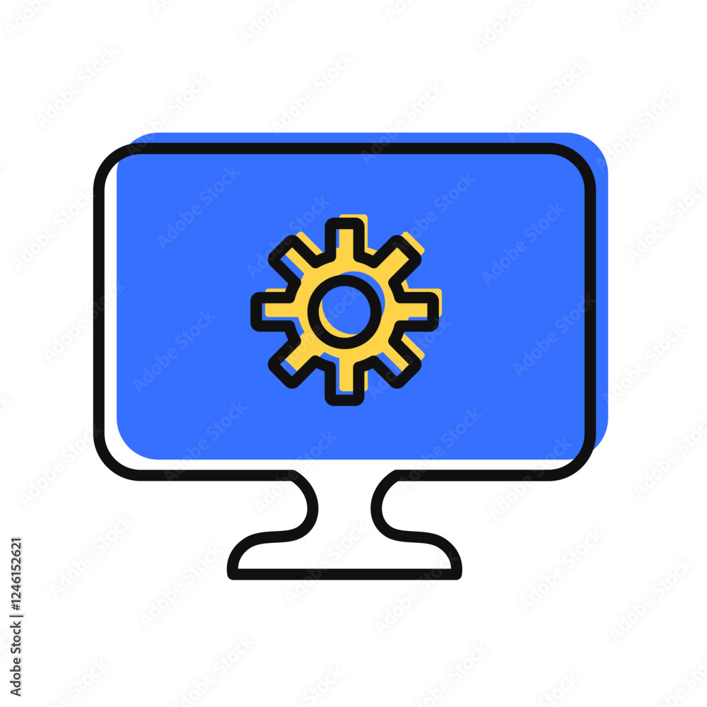 SEO Business Marketing Strategy Icon