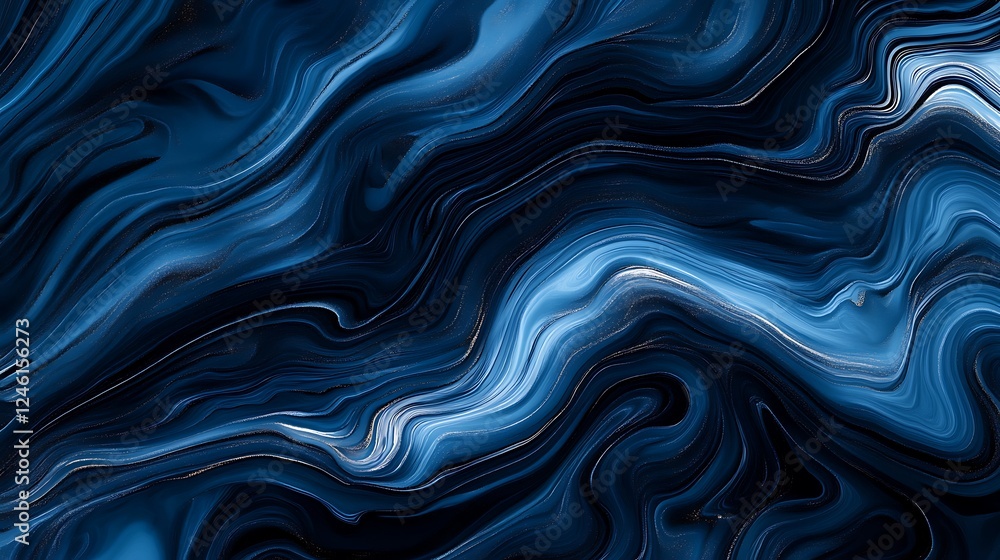 Obraz premium Blue marble texture background (1)