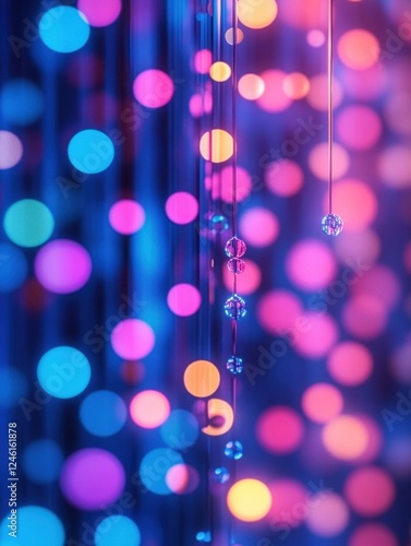 Wallpaper Mural Colorful bokeh lights create a vibrant background. Torontodigital.ca