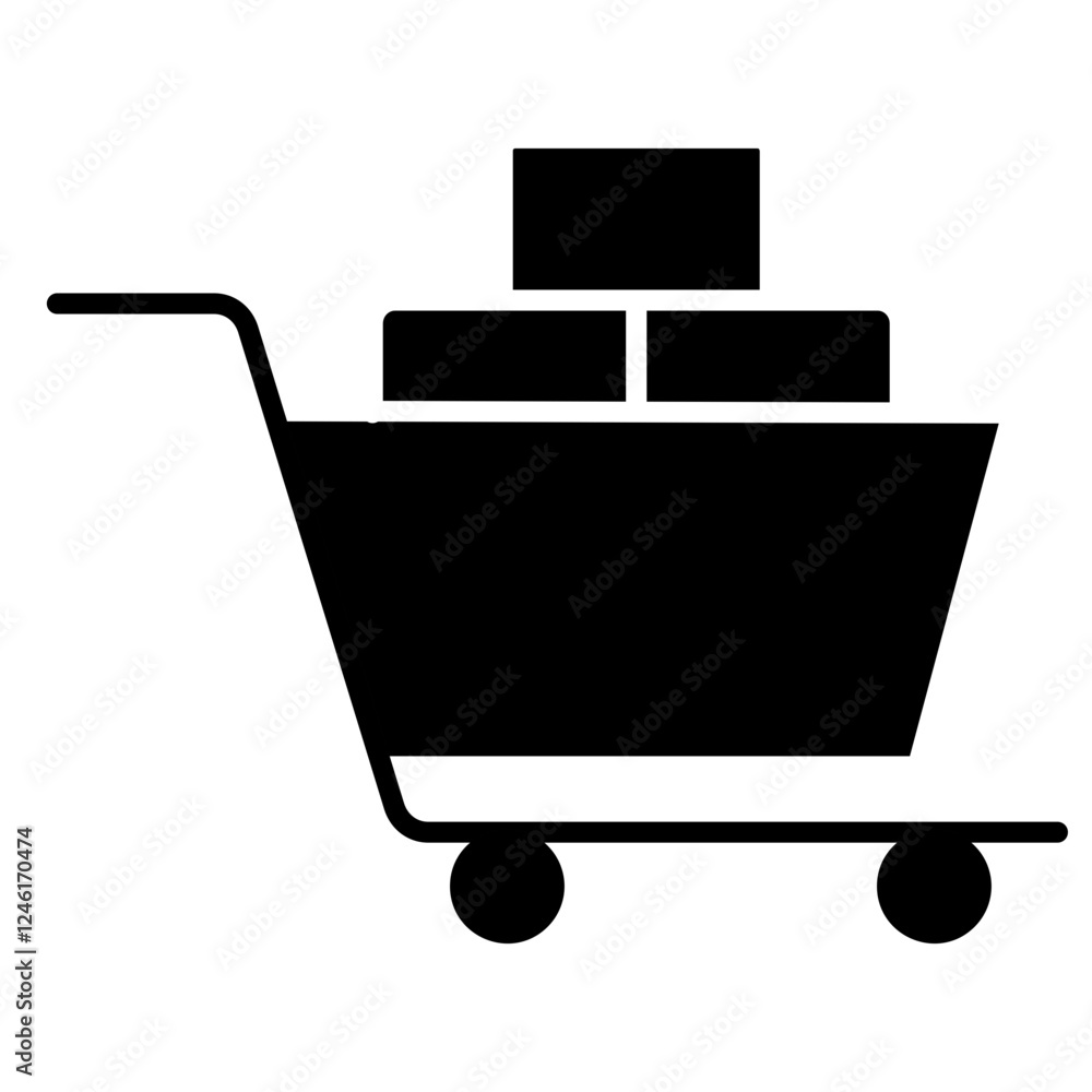 Goods Glyph Icon Goods Glyph Icon
