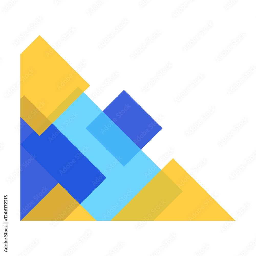 Business Geometric Corner Frame Business Geometric Corner Frame
