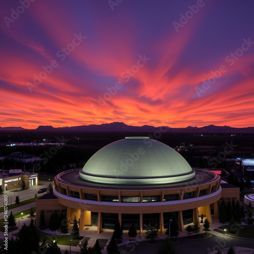 Arizona, Flagstaff, A view of the Northern Arizona University J. Lawrence Walkup Skydome photo