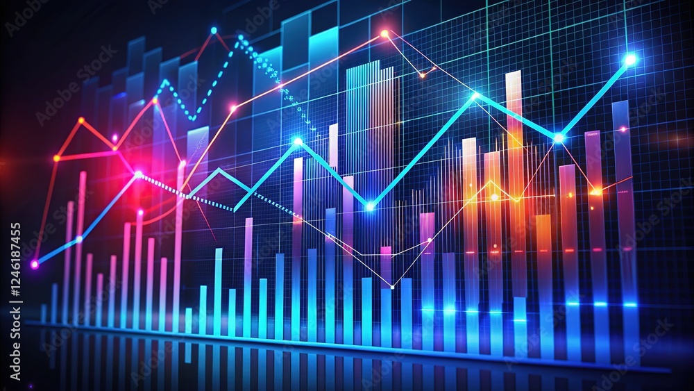 Data-driven marketing insights, visualized in an abstract AI art piece. Data-driven marketing insights, visualized in an abstract AI art piece.