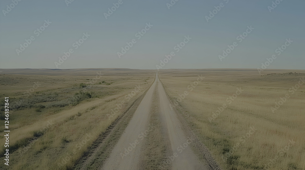 A vast, empty road stretching into the horizon, symbolizing the endless possibilities that lie ahead. The sky is clear with space for a motivational message about new beginnings A vast, empty road stretching into the horizon, symbolizing the endless possibilities that lie ahead. The sky is clear with space for a motivational message about new beginnings