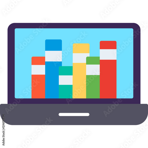 Online Library Vector Icon