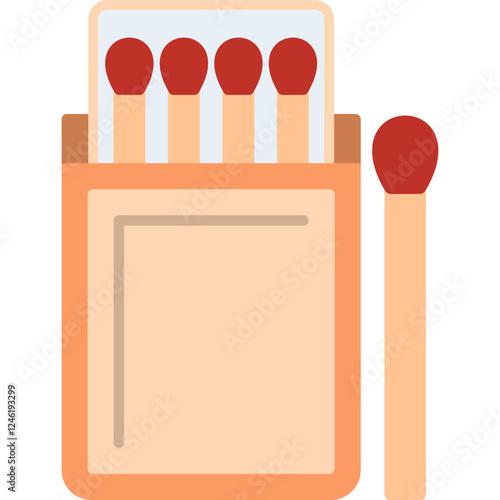 Match Box Vector Icon