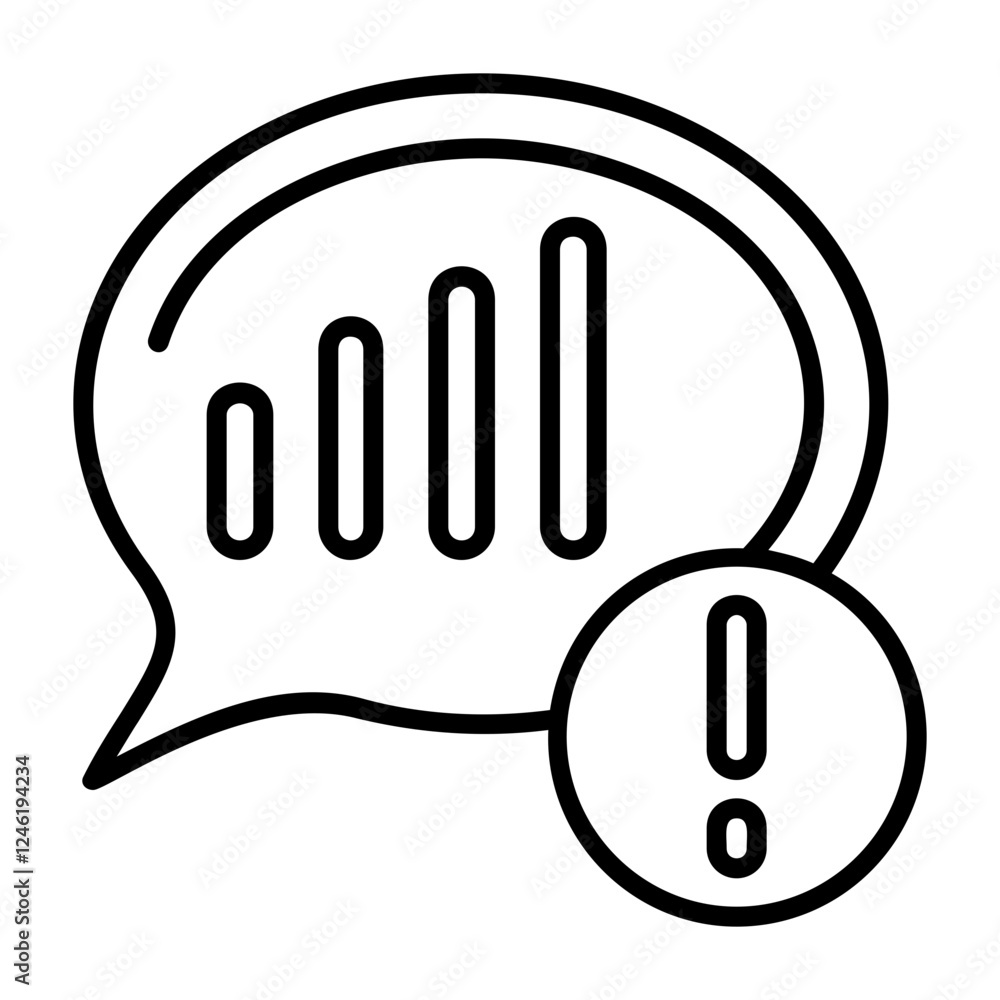 Network signal Outline Style Icon Design Network signal Outline Style Icon Design