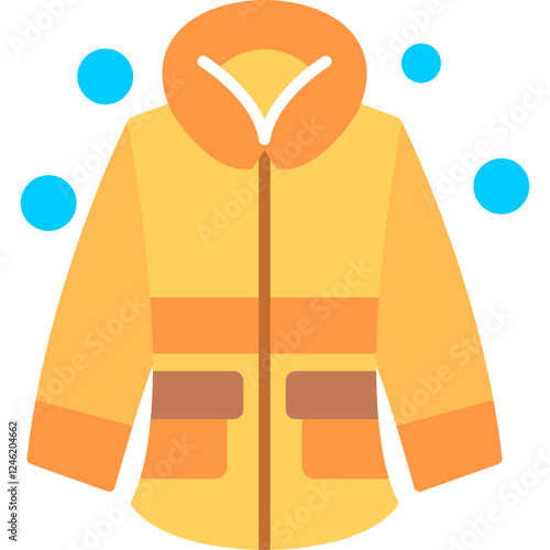 Winter Jacket Vector Icon