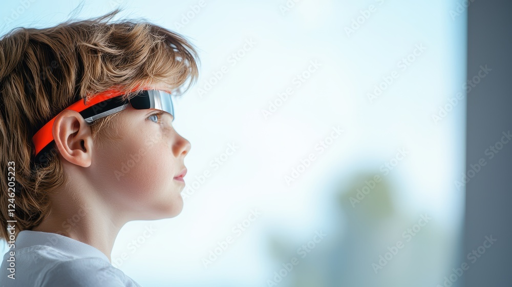 A child with diabetes wears a continuous glucose monitor, demonstrating how wearable tech empowers individuals to manage chronic conditions and improve their quality of life. A child with diabetes wears a continuous glucose monitor, demonstrating how wearable tech empowers individuals to manage chronic conditions and improve their quality of life.