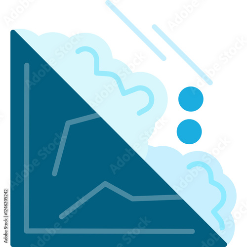 Avalanche Vector Icon