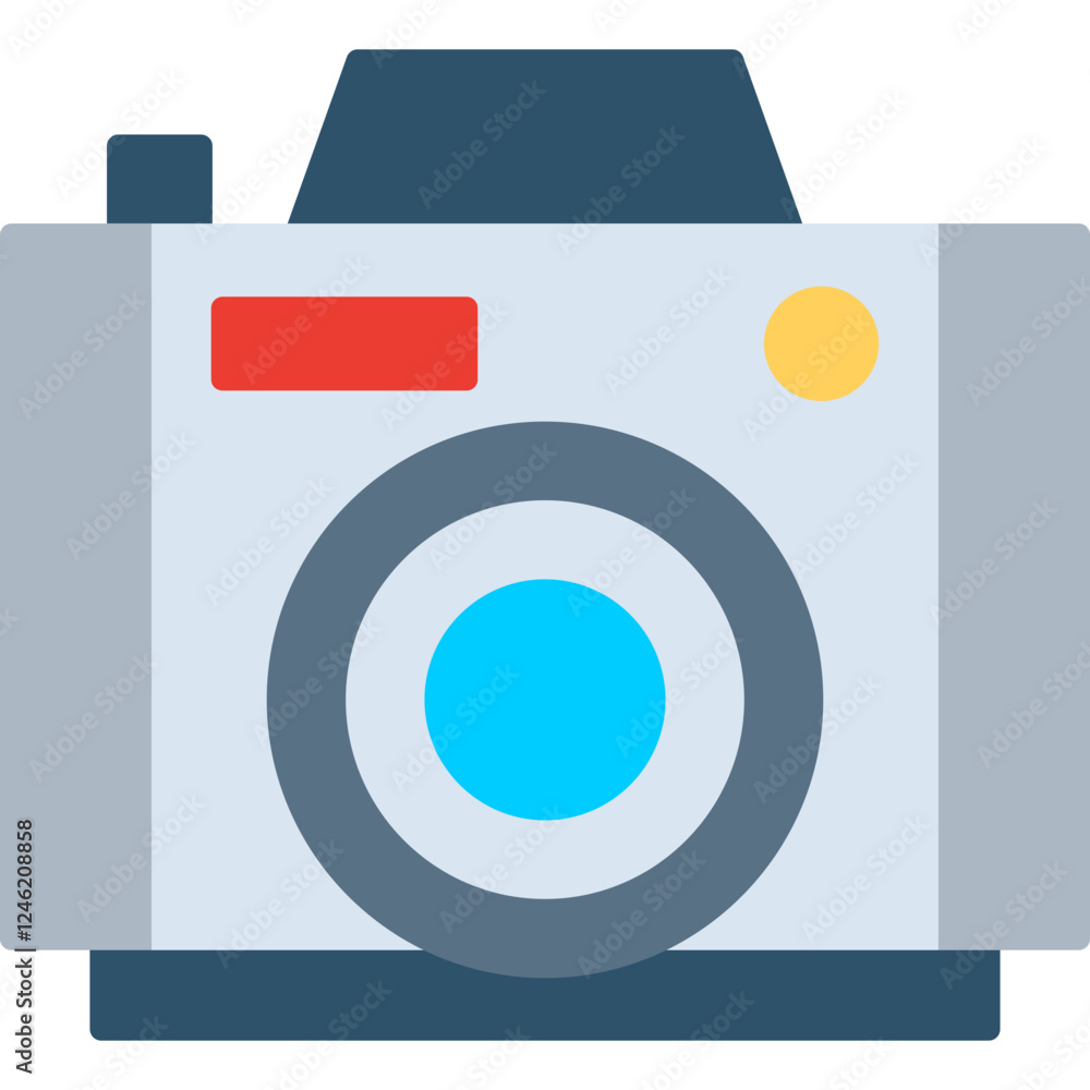 Photo Camera Vector Icon Photo Camera Vector Icon