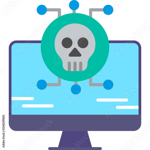 Virus Attack Vector Icon