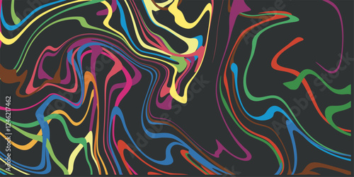 Minimalist colorful wavy background, minimalist marble motif background, psychedelic background