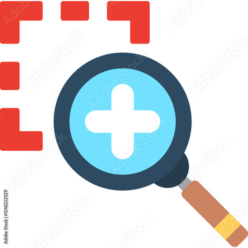 Plakat Zoom In Vector Icon