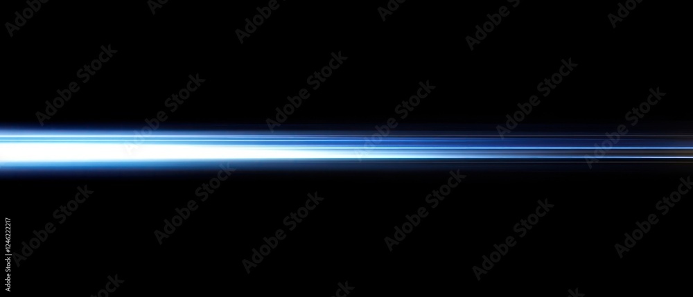 Abstract light streak on a dark background, creating depth Abstract light streak on a dark background, creating depth