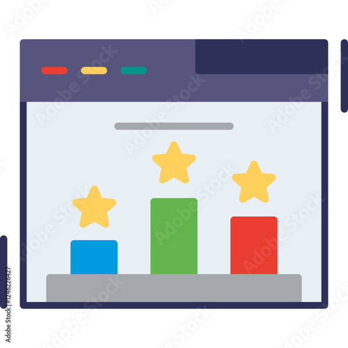 Ranking Vector Icon