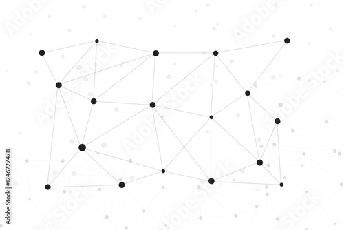 connected dots connection abstract design