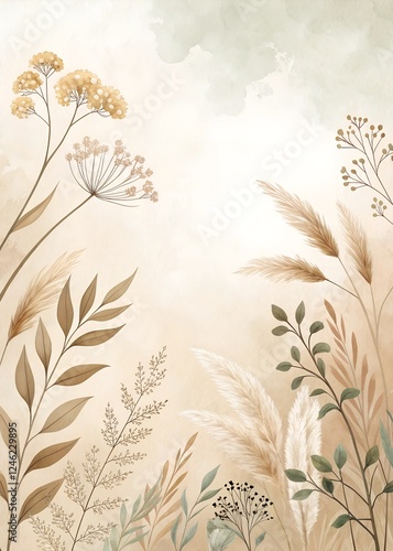 Timeless Neutral Background with Subtle Organic Texture for Elegant Design Projects