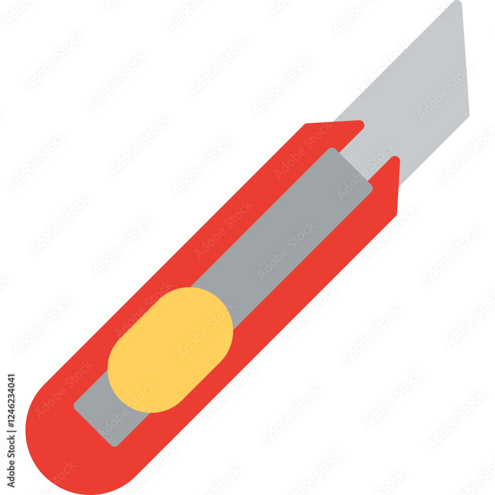 Stationery Knife Vector Icon Stationery Knife Vector Icon