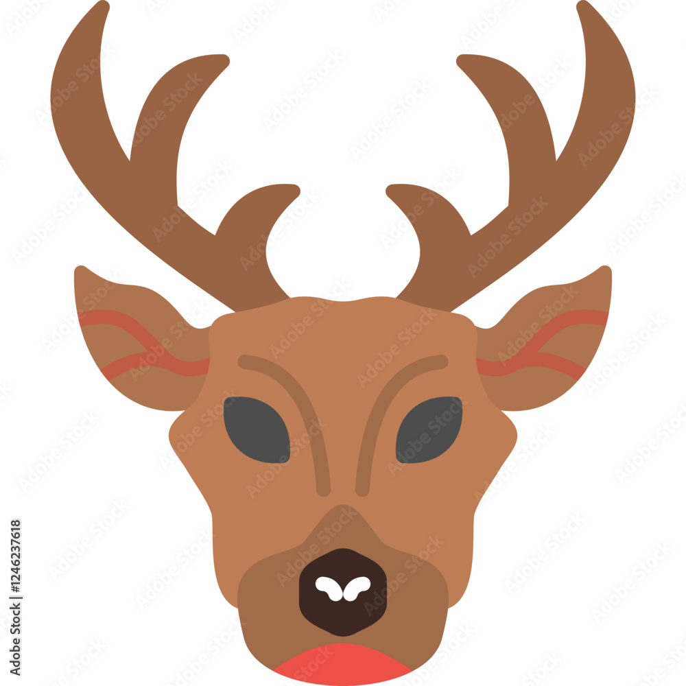 Fototapeta premium Deer Vector Icon