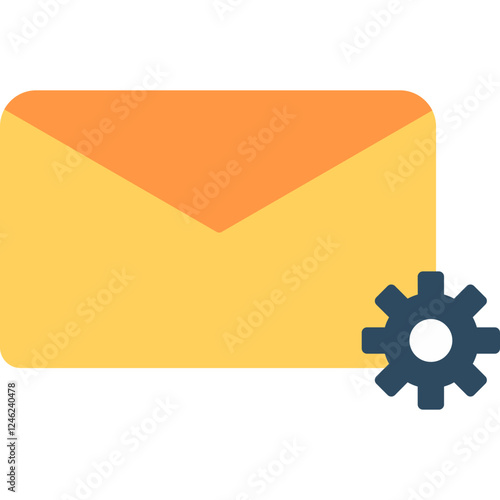 Message Settings Vector Icon