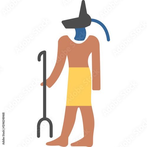 Egyptian god Vector Icon