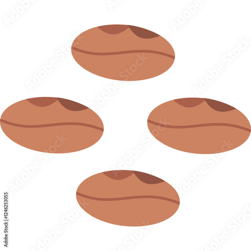 Coffee Beans Vector Icon