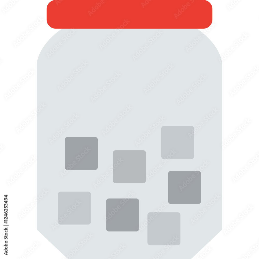Sugar Bottle Vector Icon Sugar Bottle Vector Icon