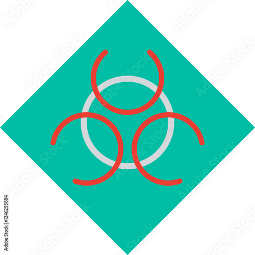 Biological Hazard Vector Icon