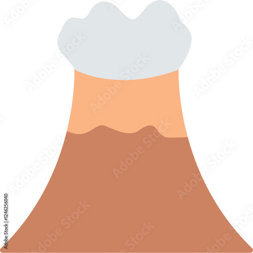 Volcano Vector Icon