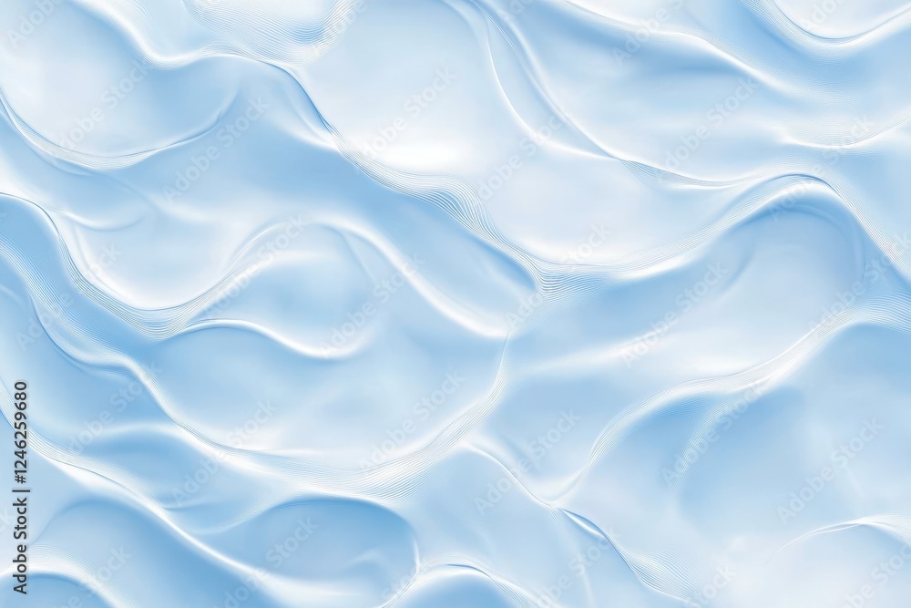 Obraz premium Blue liquid wave texture, cosmetic background