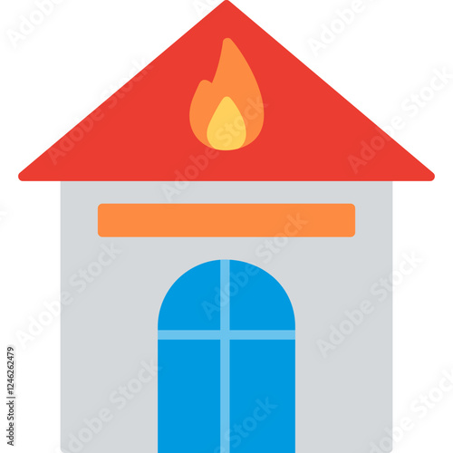 Unique Fire Brigade Vector Icon
