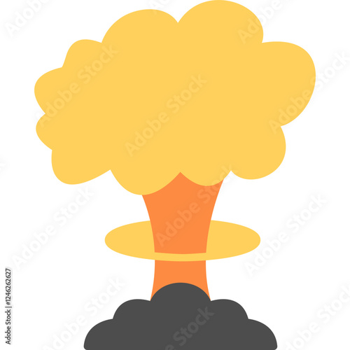 Unique Bomb Blast Vector Icon