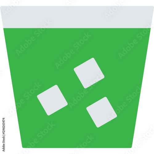 Unique Double Shot Vector Icon