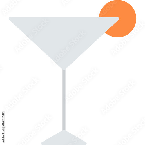 Unique Cosmopolitan Vector Icon