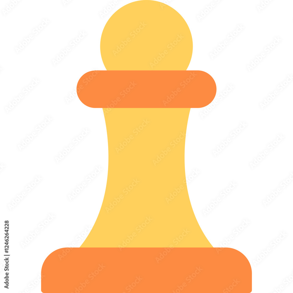 Unique Pawn Vector Icon Unique Pawn Vector Icon