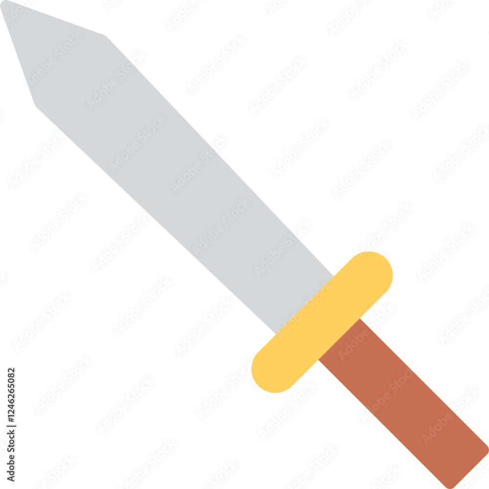 Unique Sword Vector Icon Unique Sword Vector Icon