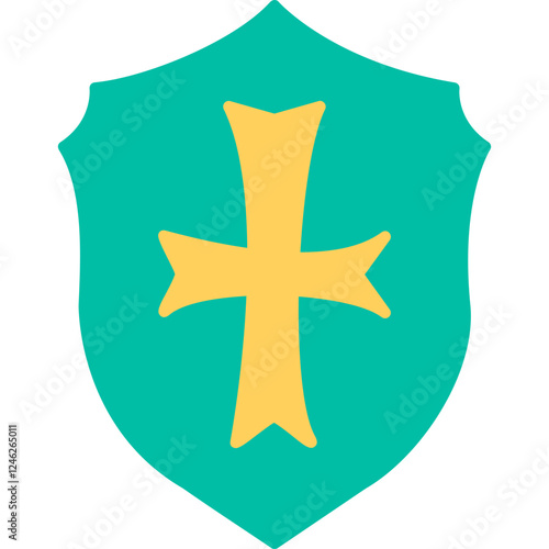 Unique Sheild Vector Icon