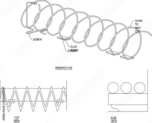 Vector illustration of a bird barrier as a safety measure to prevent birds from entering and to ward off animals