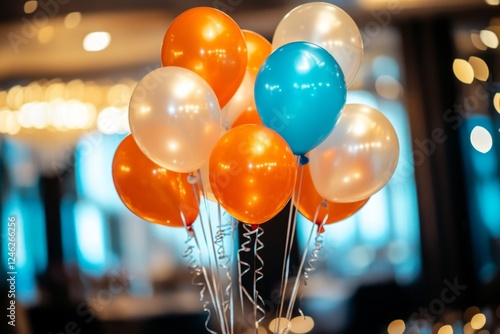 Vibrant Bunch of Balloons for a Festive Celebration photo