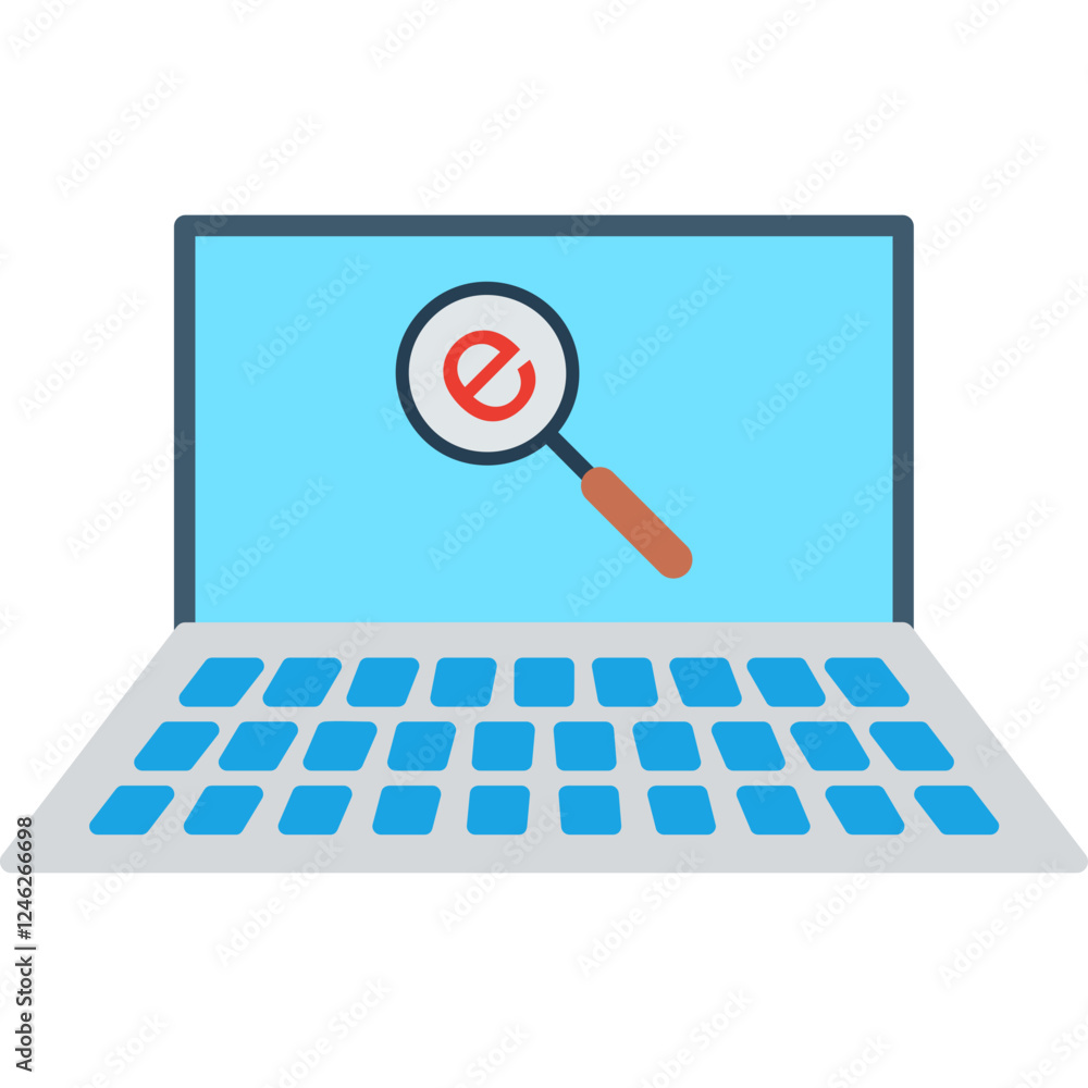Unique Find on Internet Vector Icon Unique Find on Internet Vector Icon