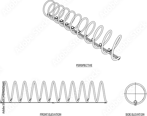 Vector illustration of a bicycle parking rack to be neat in a public place, park, field, for safety from thieves 