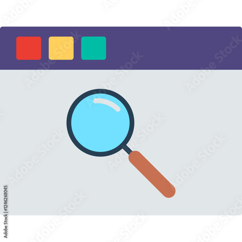 Unique Browser Vector Icon
