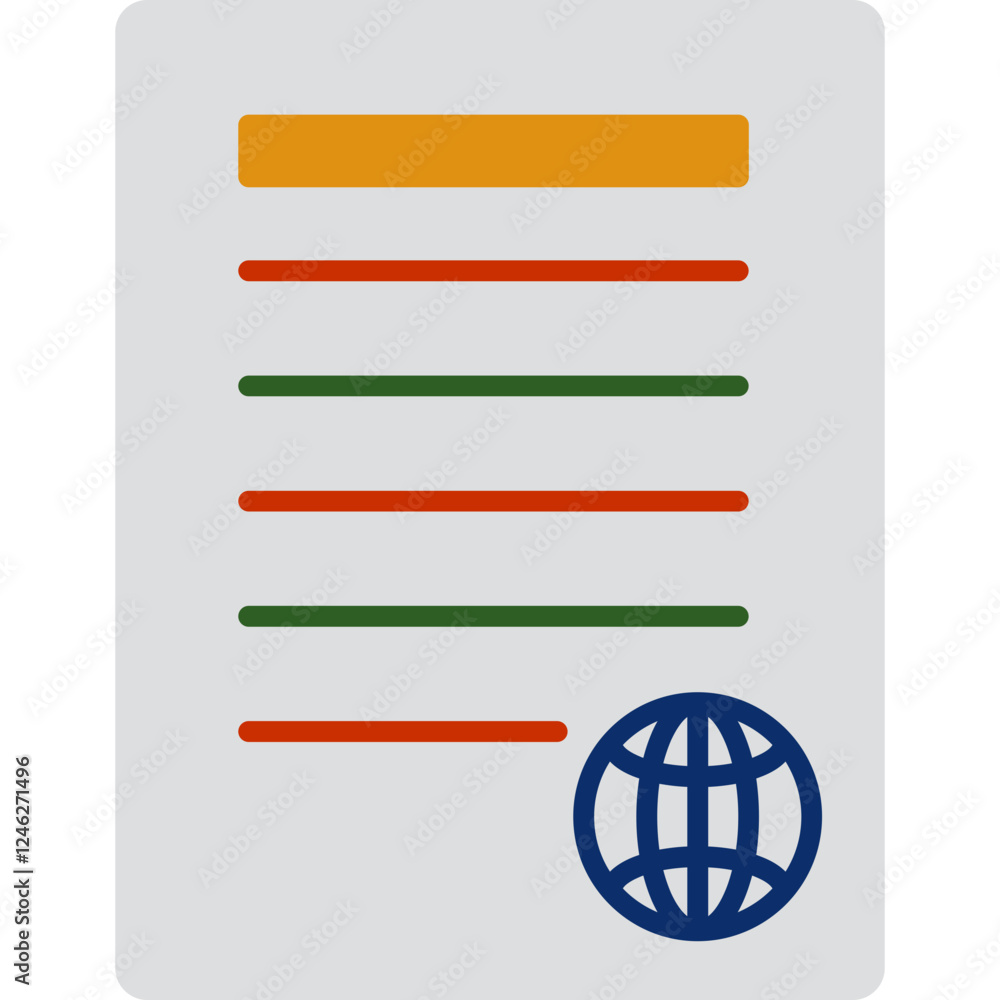 Unique Press Releases Vector Icon Unique Press Releases Vector Icon