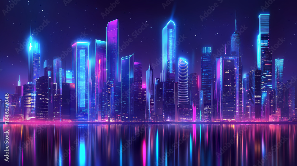 Blue Technology City Blue Technology City