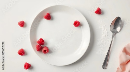 strawberry on plate
