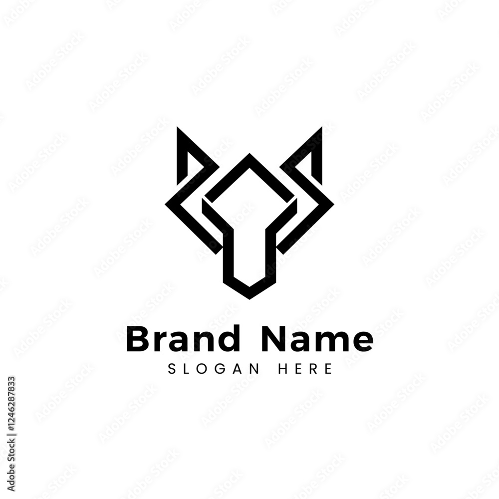 Wolf head Vector Simple logo Wolf head Vector Simple logo