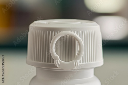 Child-proof cap design ensures safety for medication storage and use at home photo