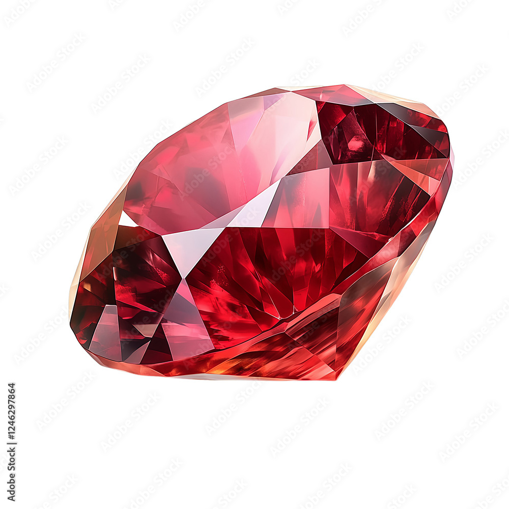 red diamond isolated on white background red diamond isolated on white background